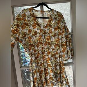 Amuse society floral dress